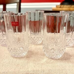 Very RARE Set of 5 Cristal D’arques. Made in France. 4oz Juice/shot glasses